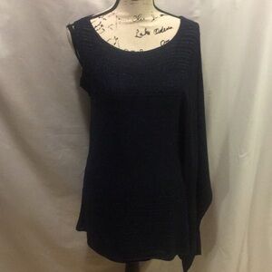 White House Black Market‎ blue sweater tunic size s